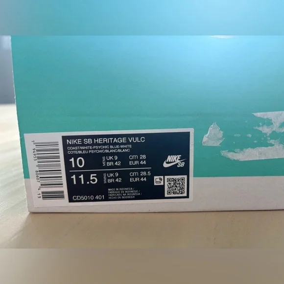 Nike SB Heritage Vulc Sneakers – Men’s Size 10 – Blue – New Without Tags - Picture 7 of 7